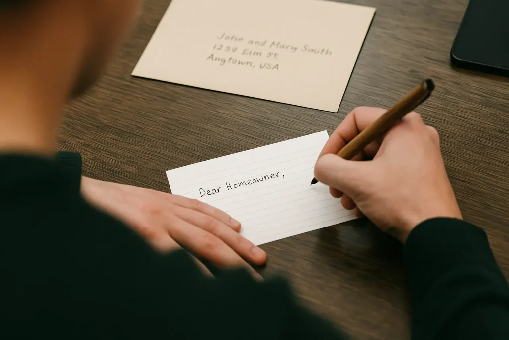 direct outreach strategies to find off market properties