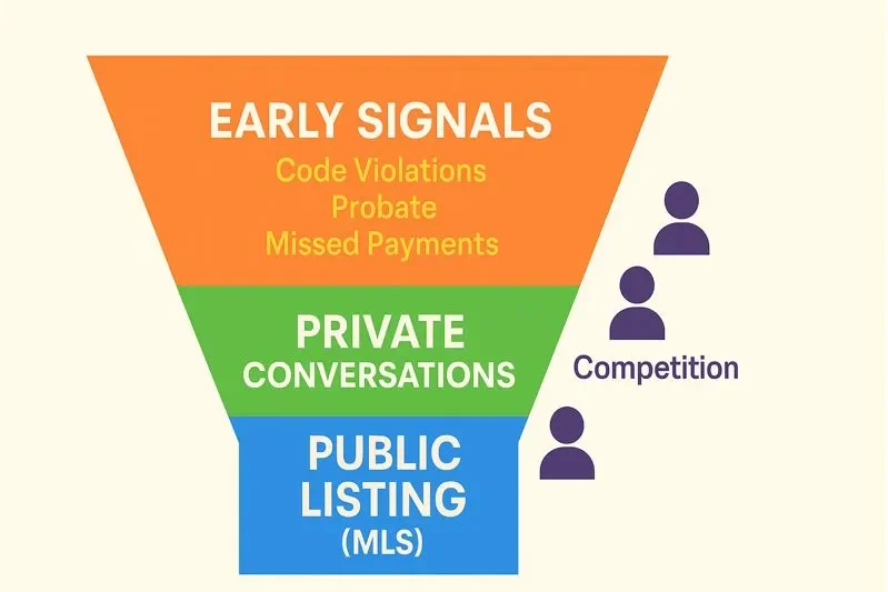 how to find real estate deals before they hit the market using early signals