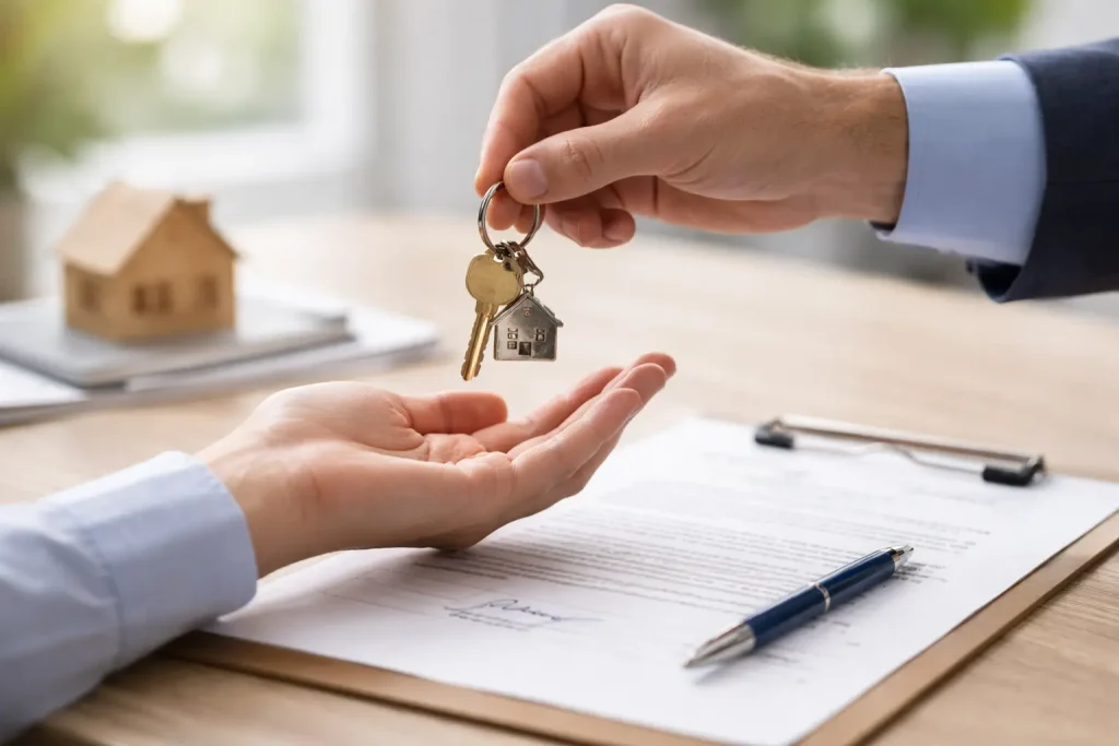 Real estate closing when under contract becomes sold