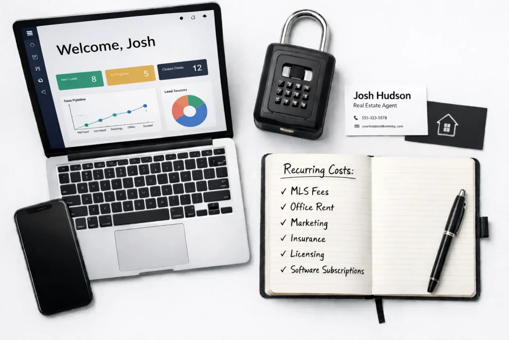 Ongoing annual real estate license cost including technology marketing and tools