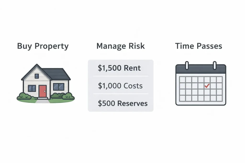 What real estate investing for dummies really looks like over time