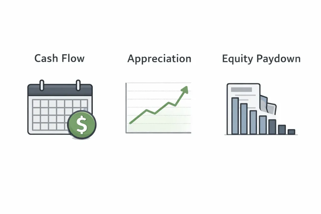 Three ways real estate investing for dummies builds wealth over time